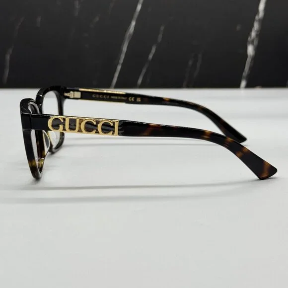 NEW GUCCI GG1192O 002 HAVANA WOMEN EYEGLASSES GUCCI - Picture 6 of 10